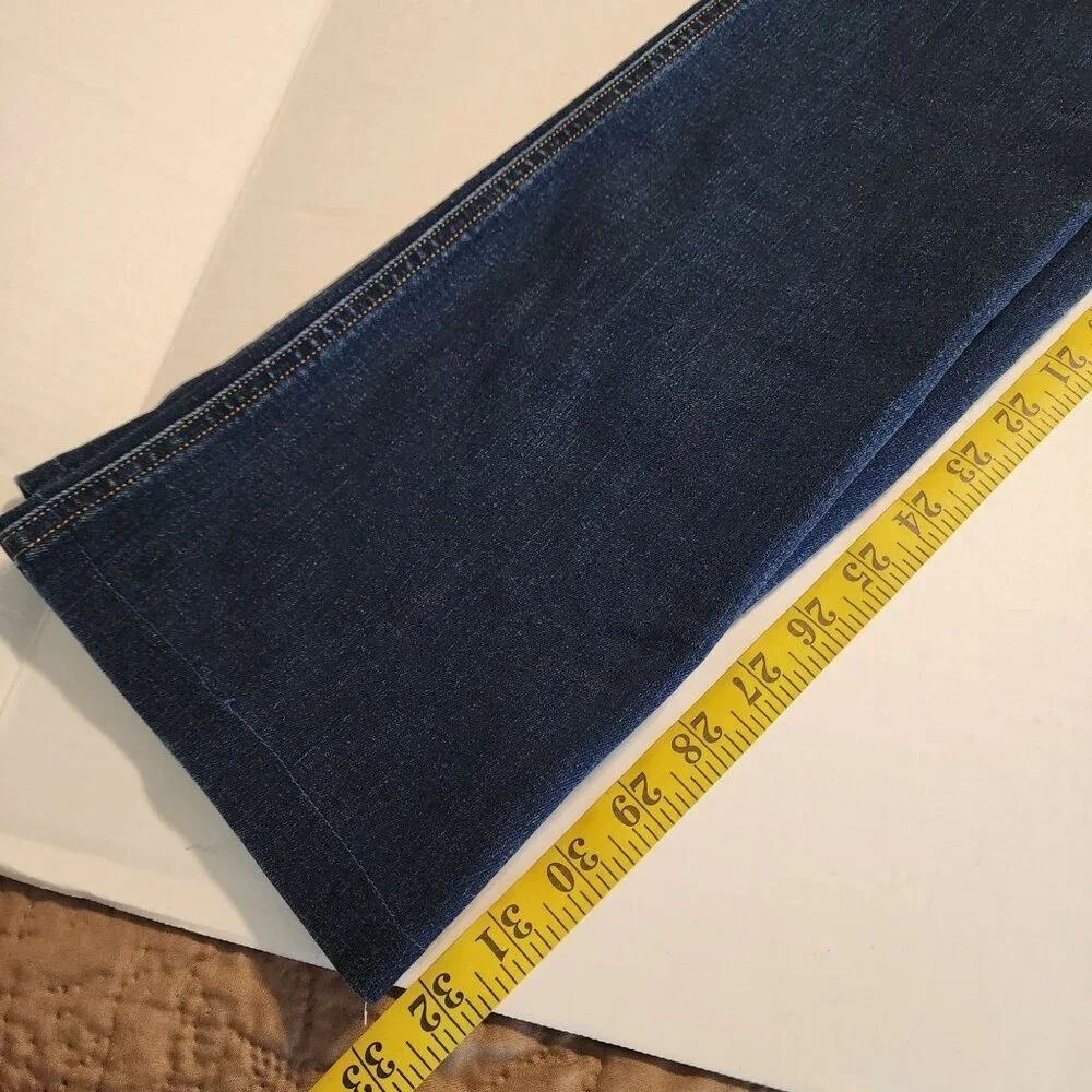 Spanx sz M Tall women Bootcut Denim Skinny Jeans  30